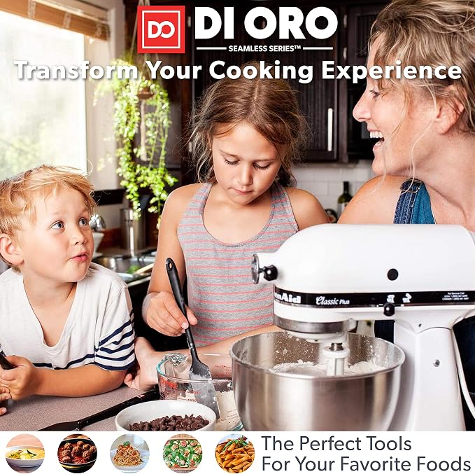 DI ORO Silicone Spoons for Cooking - Image 7