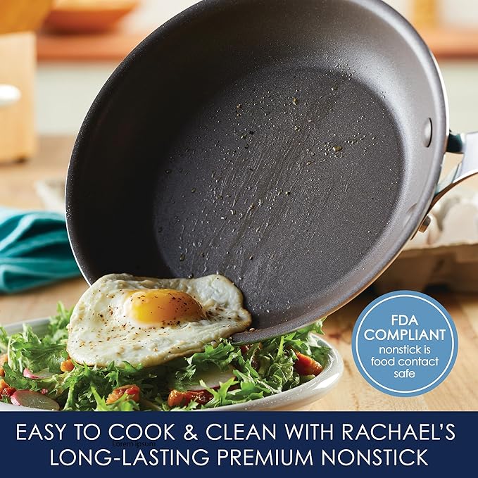 Rachael Ray Cook + Create Nonstick Cookware/Pots and Pan Set, 10 Piece - Image 5