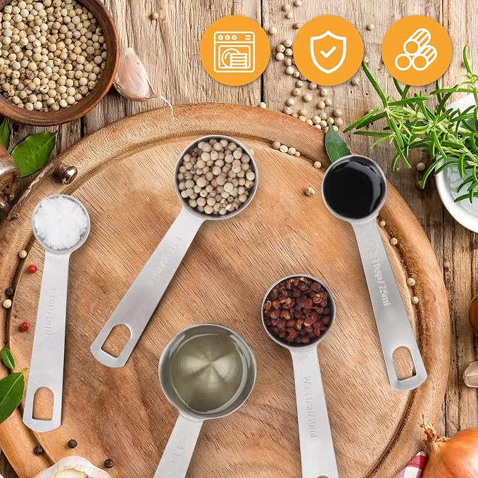 2 PCS 2 Teaspoon Stainless Steel Single Measuring Spoon - Image 6