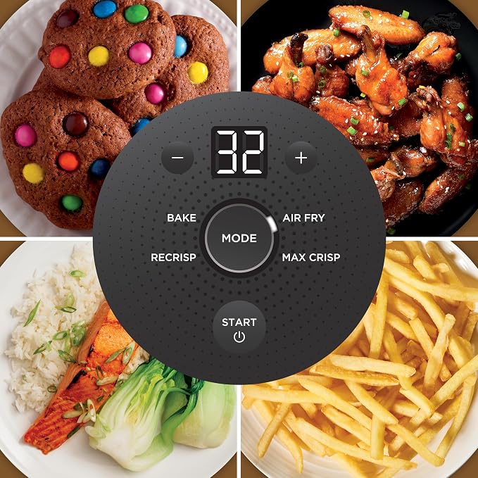 Ninja Crispi Glass Air Fryer, 4-in-1, Ginger Snap, FN101GD - Image 9
