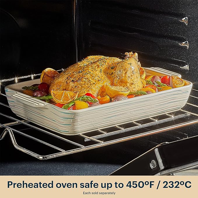 Pyrex 8-Piece, 6oz Ceramic Ramekin Bakeware Set, Nonstick Souffle Oven Pans - Image 7