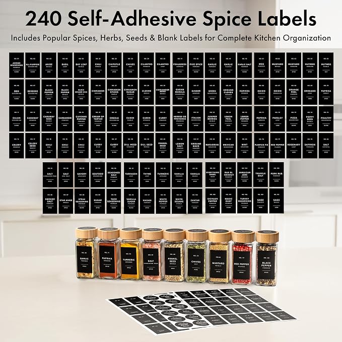 EDELHAUS® Square Spice Jars - Image 7