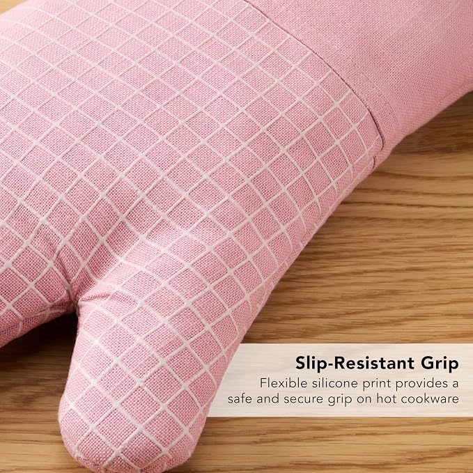 KITCHENAID Gourmet Series Gridlines Oven Mitts 2-Pack Set, Heat Resistant up to - Image 7