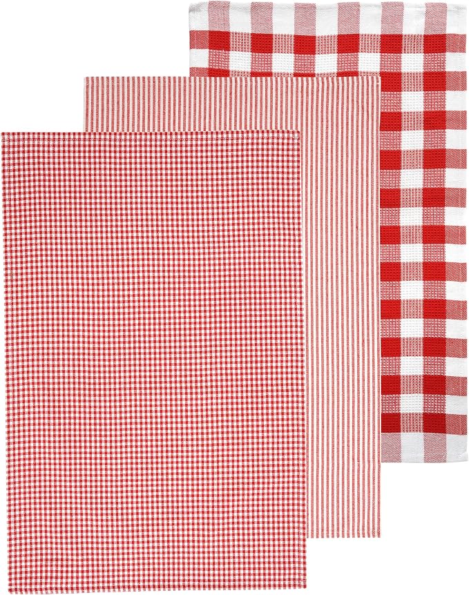 Casa Platino 6PC Kitchen Towels Set, Summer Kitchen Towels, Cleaning Towel - Image 2